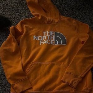 The North Face Orange Fleece Pullover Sweater